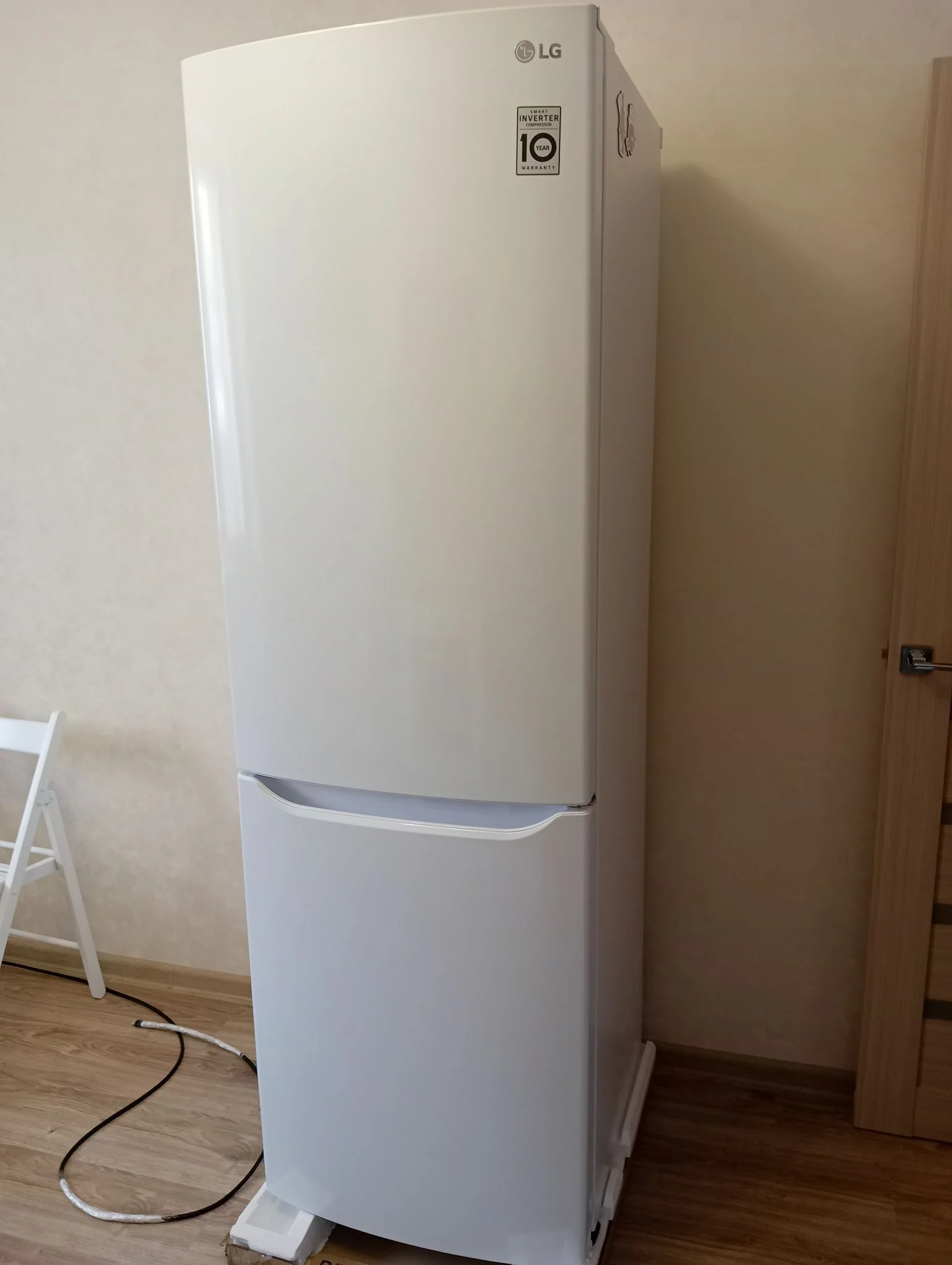 Холодильник двух.кам. нижн.мороз LG GA-B419 SWJL белый (FNF) 595 × 1907 × 655