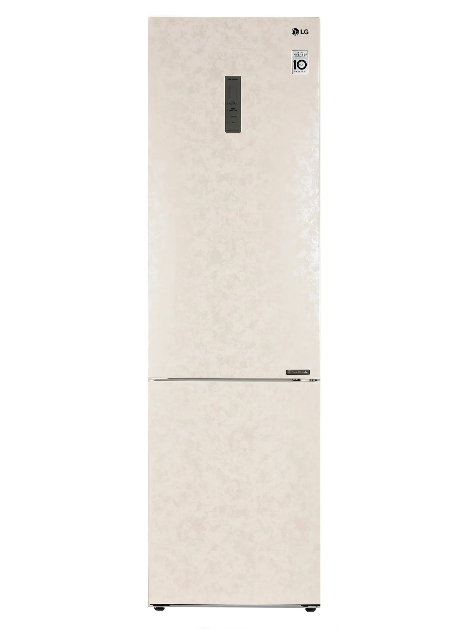 Холодильник двух.кам. нижн.мороз LG GA-B509 CEWL бежевый (277л, 107л, 59.5x68.2x203 см, FNF)