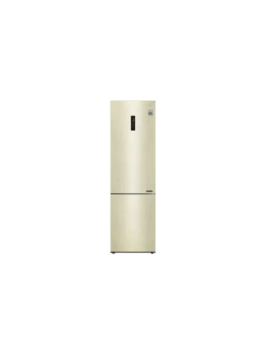 Холодильник двух.кам. нижн.мороз LG GA-B509 CEWL бежевый (277л, 107л, 59.5x68.2x203 см, FNF)