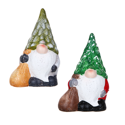 VETTA СНОУ БУМ Фигурка в виде Гномика, 11x6x7,5 см, керамика, 2 дизайна