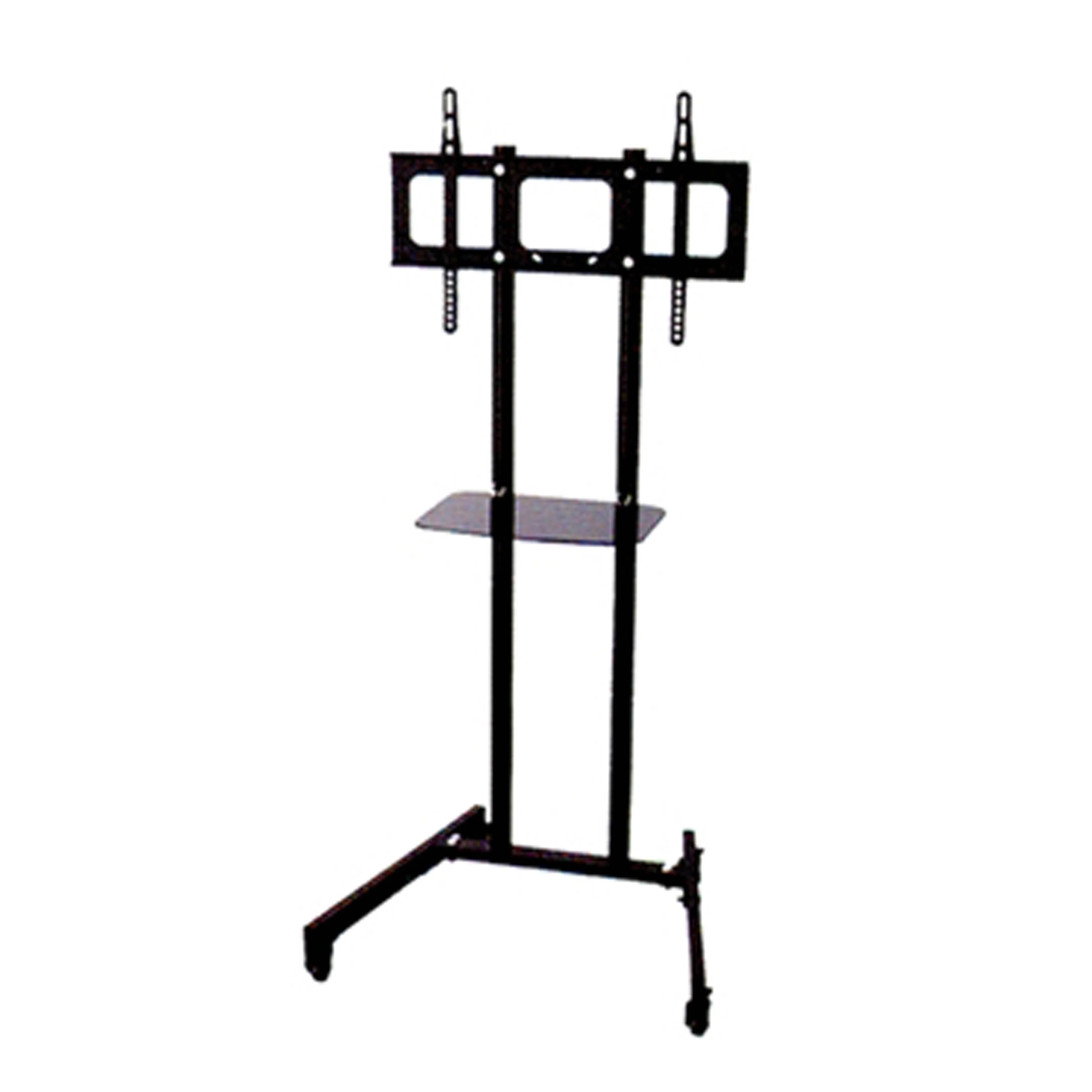 Кронштейн для телевизора Cactus CS-ST04H CS-VM-ST04H черный 37"-70" макс.45кг напольный мобильный