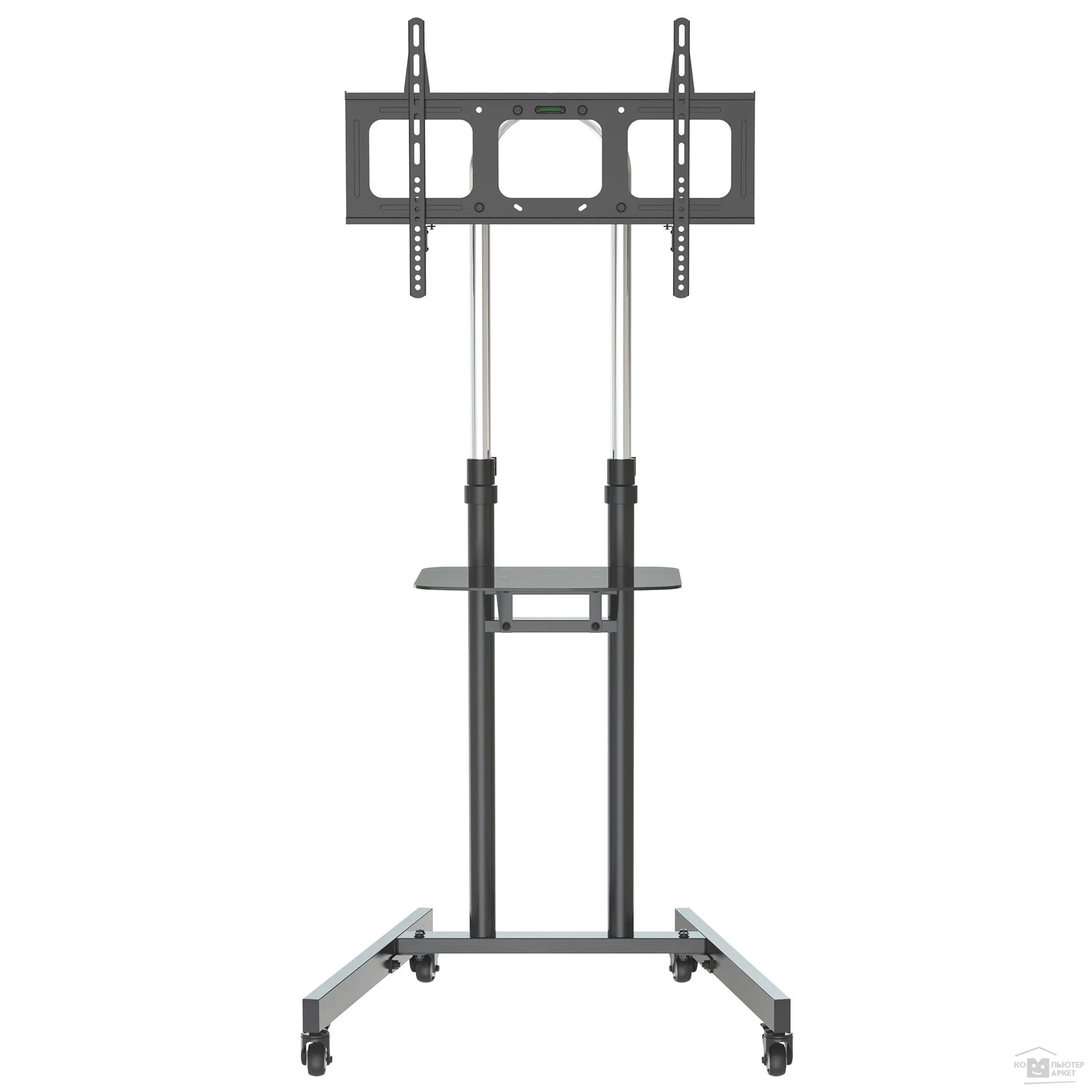 Кронштейн для телевизора Cactus CS-ST04H CS-VM-ST04H черный 37"-70" макс.45кг напольный мобильный