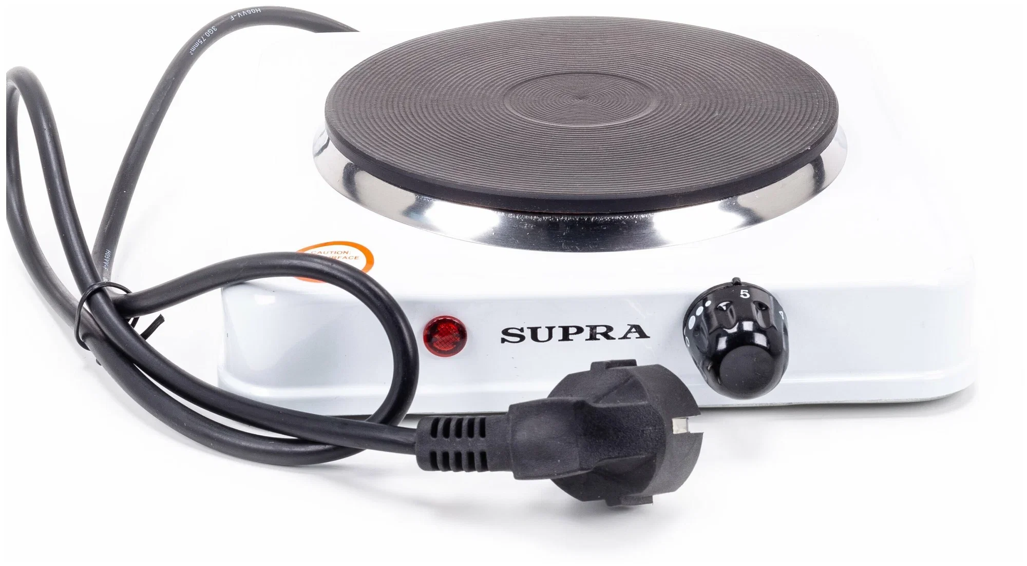Электроплита SUPRA HS-191 (1000Вт, чугун, диаметр 15,5 см)