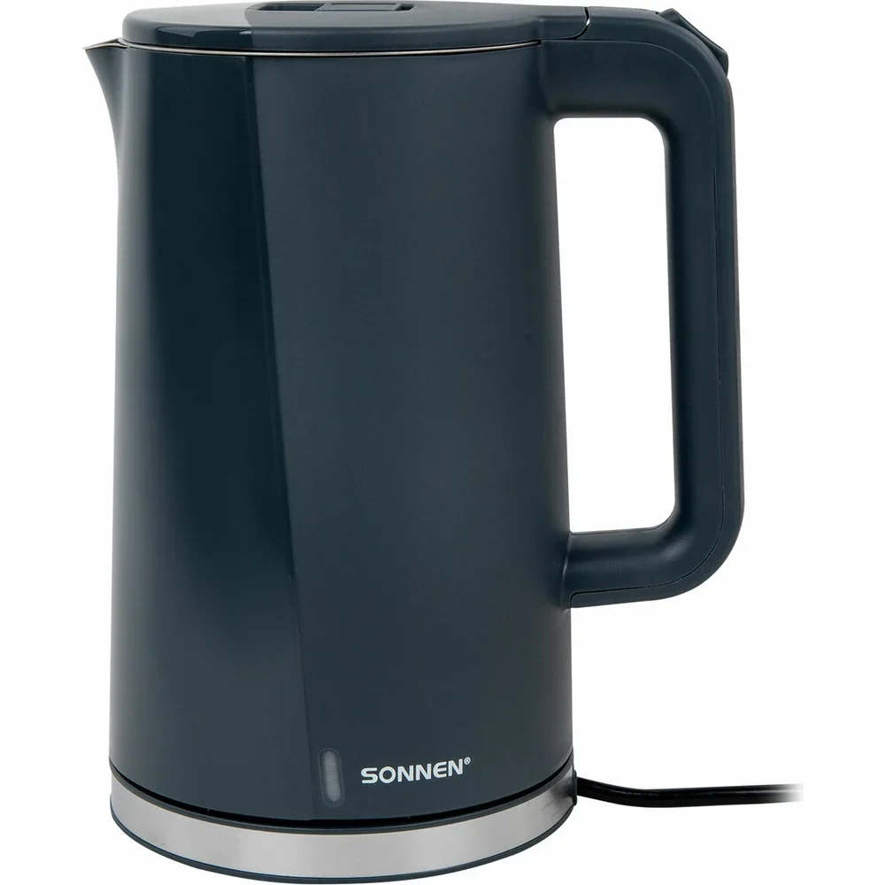 Чайник электрический Sonnen KT-8718B, 1.7 л, 2200 Вт, графитовый