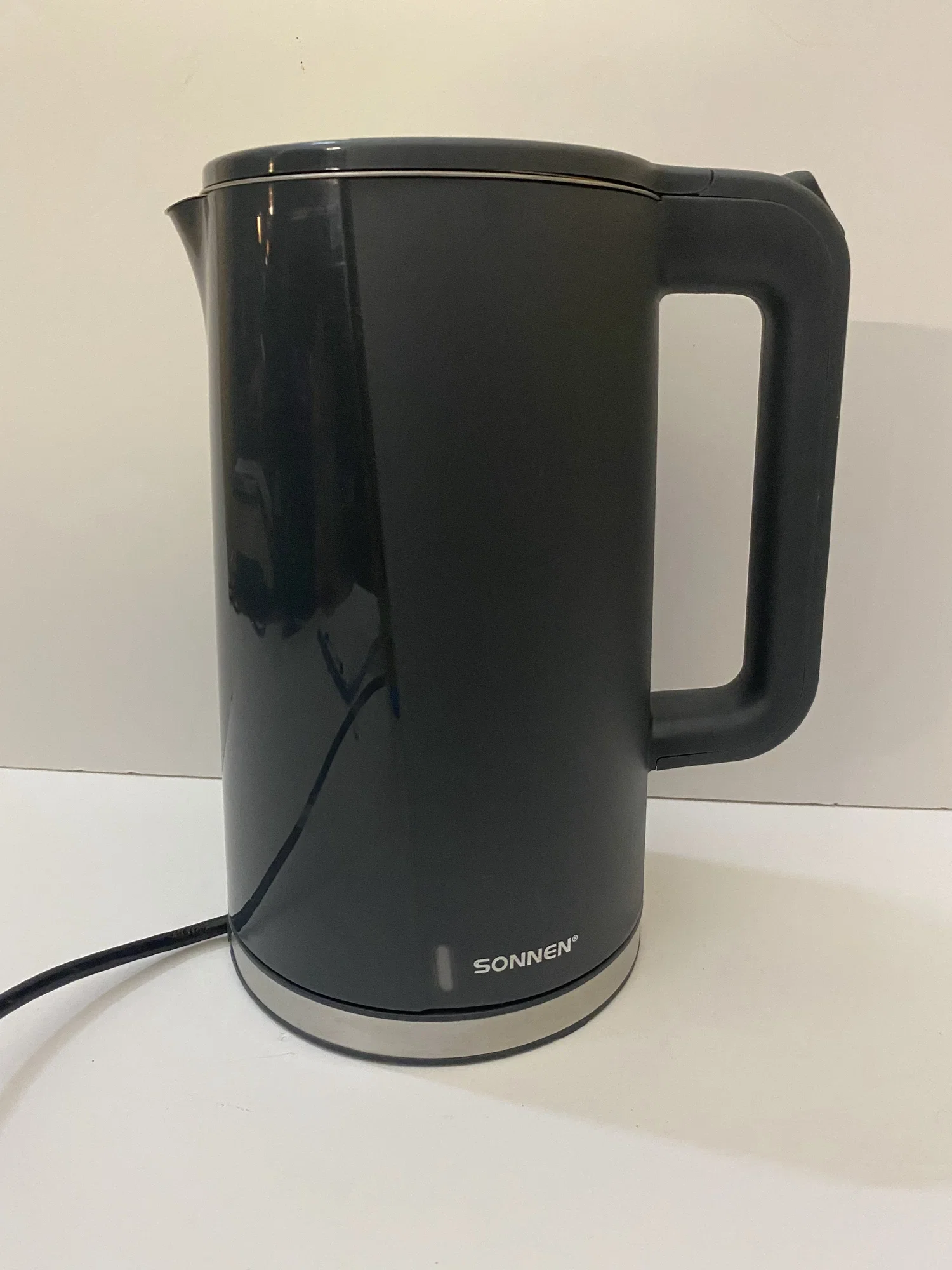Чайник электрический Sonnen KT-8718B, 1.7 л, 2200 Вт, графитовый