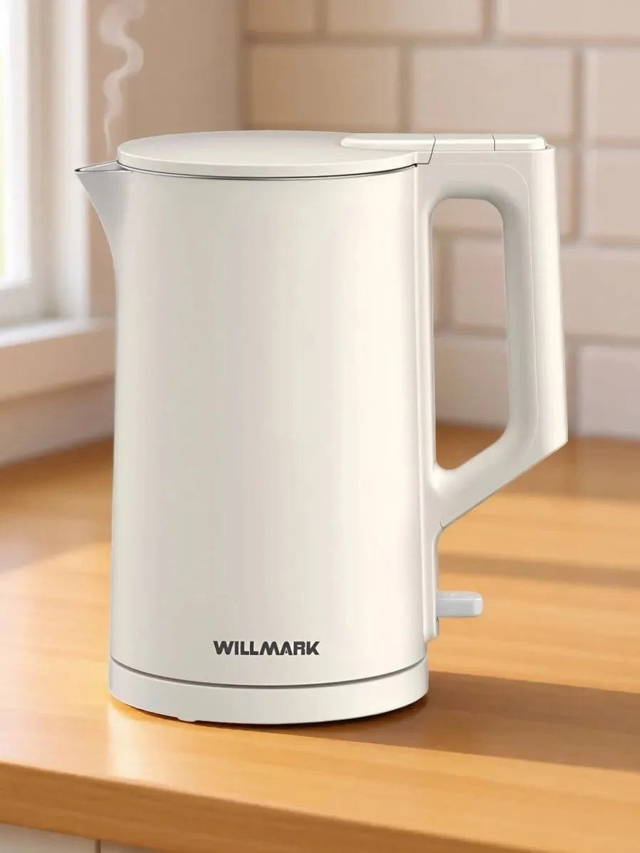 Чайник электрический Willmark WEK-1828PS, бежевый