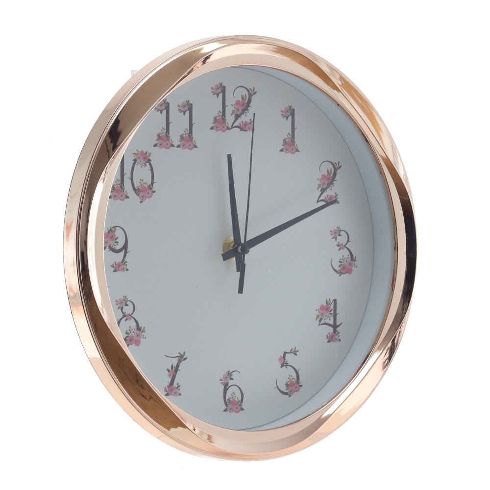 Часы настенные декоративные (1xАА н/п), L24,5 W4,5 H24,5 см