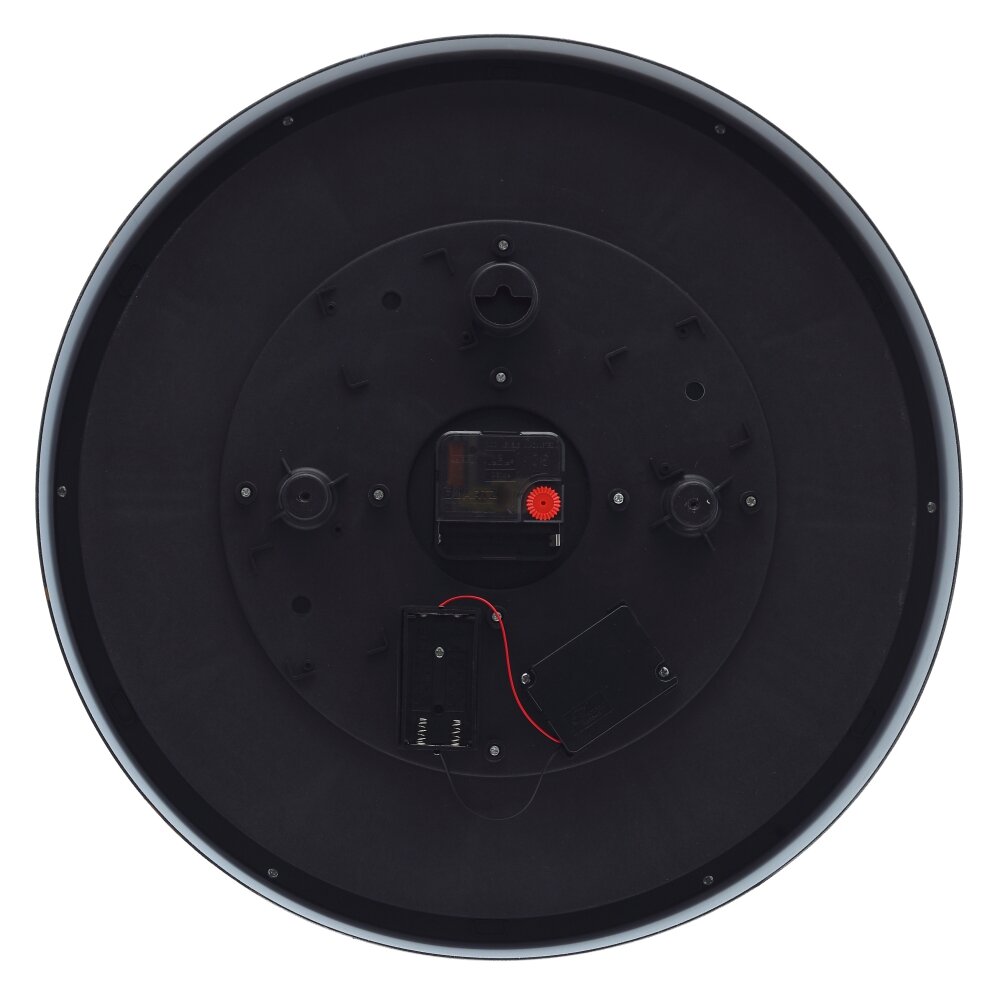 Часы настенные декоративные (3xАА н/п), L39,5 W7 H39,5 см