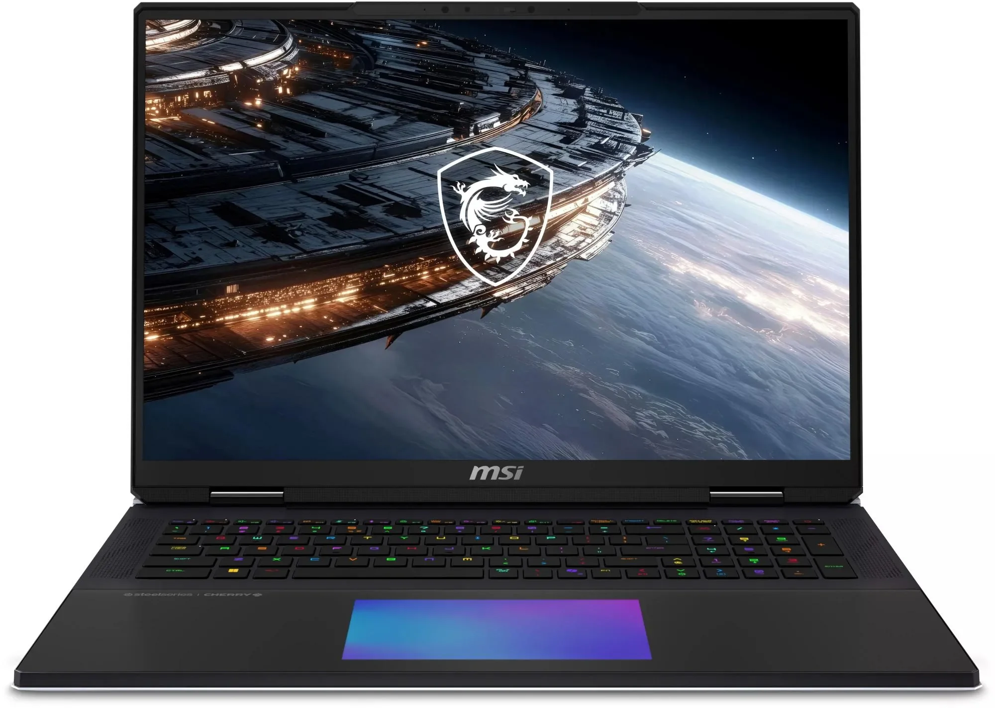 Ноутбук MSI Titan 18 HX A2WJ-1049RU Core Ultra 9 290HX Plus 64Gb SSD2Tb NVIDIA GeForce RTX 5090 24Gb 18" IPS UHD+ (3840x2400) Windows 11 Home black Wi