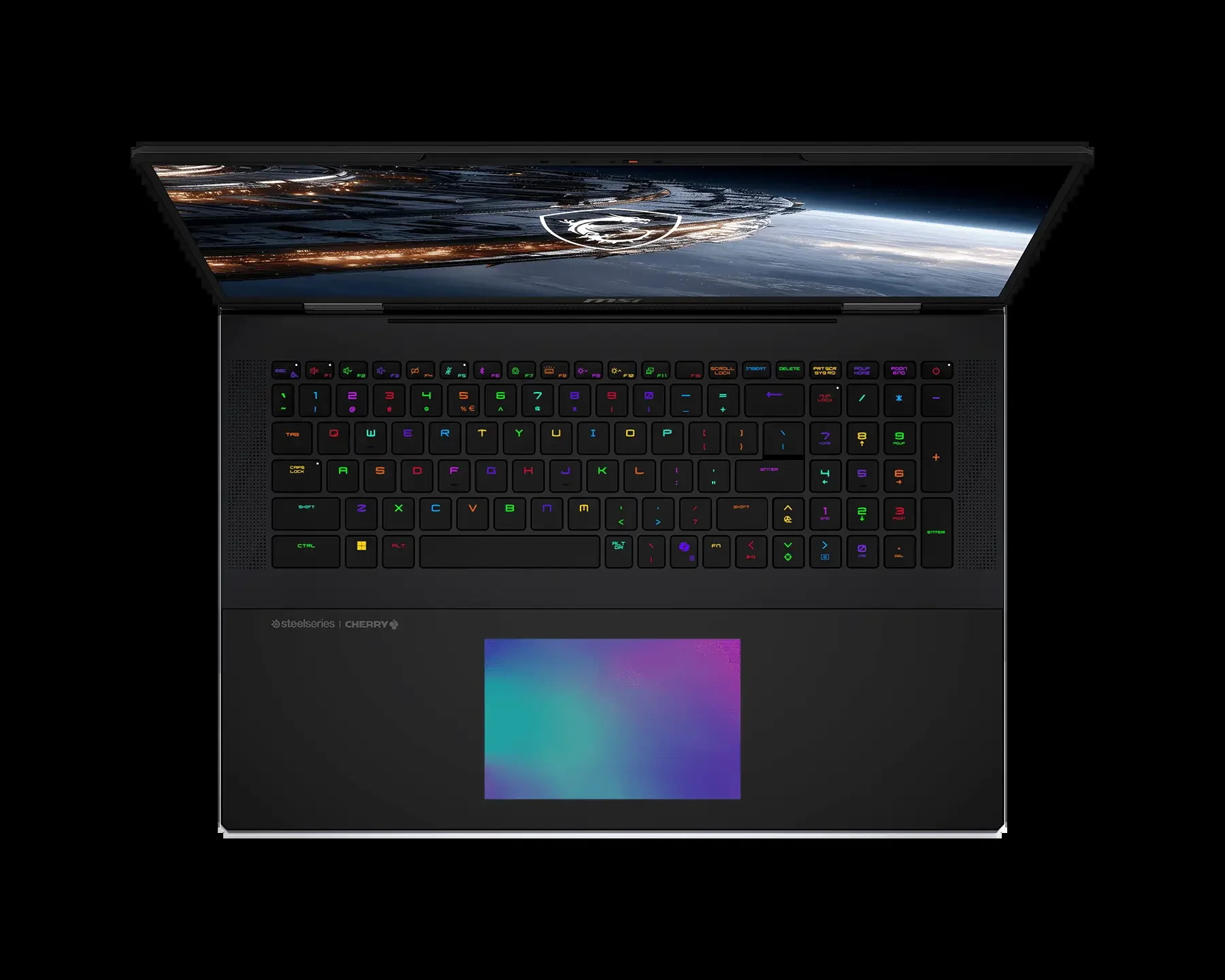 Ноутбук MSI Titan 18 HX A2WJ-1049RU Core Ultra 9 290HX Plus 64Gb SSD2Tb NVIDIA GeForce RTX 5090 24Gb 18" IPS UHD+ (3840x2400) Windows 11 Home black Wi