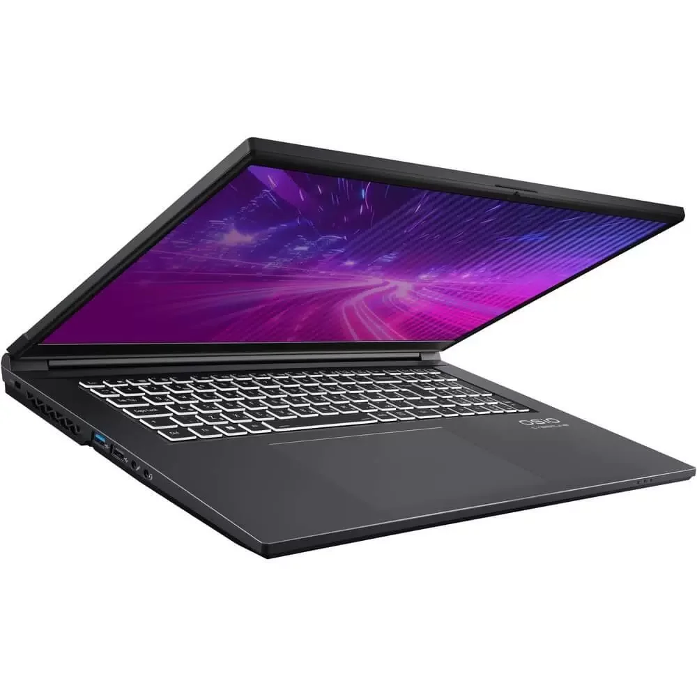 Ноутбук Osio CyberLine C170i-002 Core i5 12600H 16Gb SSD512Gb NVIDIA GeForce RTX4050 6Gb 17.3" IPS FHD (1920x1080) без ОС dk.grey WiFi BT Cam 3410mAh