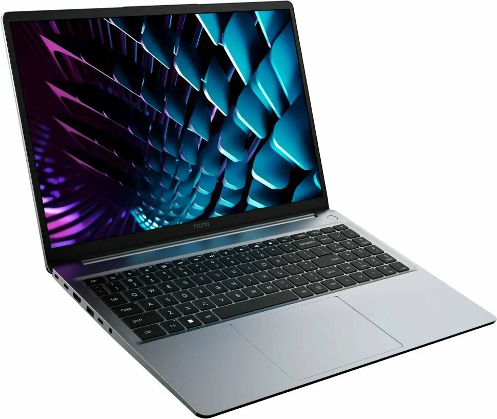 Ноутбук Tecno MegaBook T16RA Core i5 13420H 16Gb SSD1Tb Intel UHD Graphics 16" IPS FHD+ (1920x1200) Windows 11 Home 64 grey WiFi BT Cam 6510mAh (71005