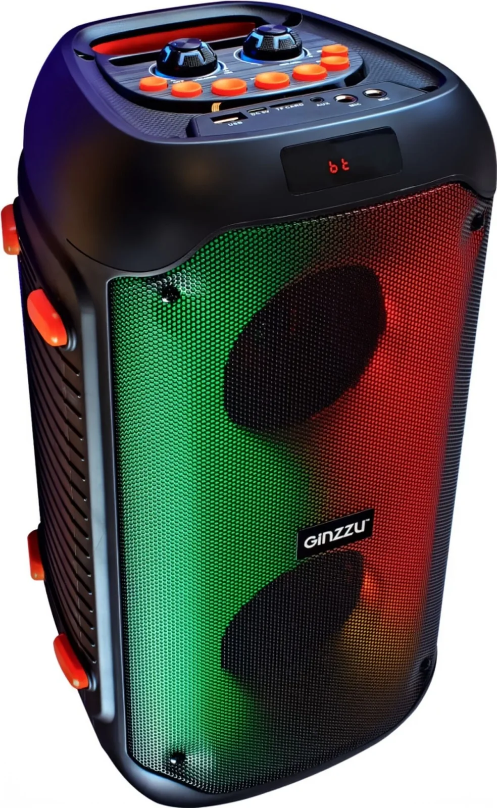 Акустическая система Ginzzu GM-234 Midi, BT/USB/TF/FM/MIC/ДУ