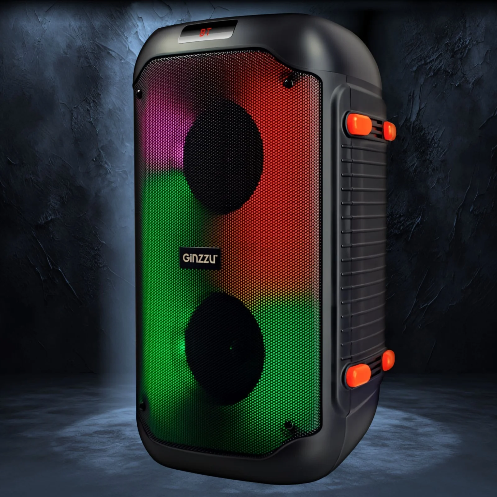 Акустическая система Ginzzu GM-234 Midi, BT/USB/TF/FM/MIC/ДУ