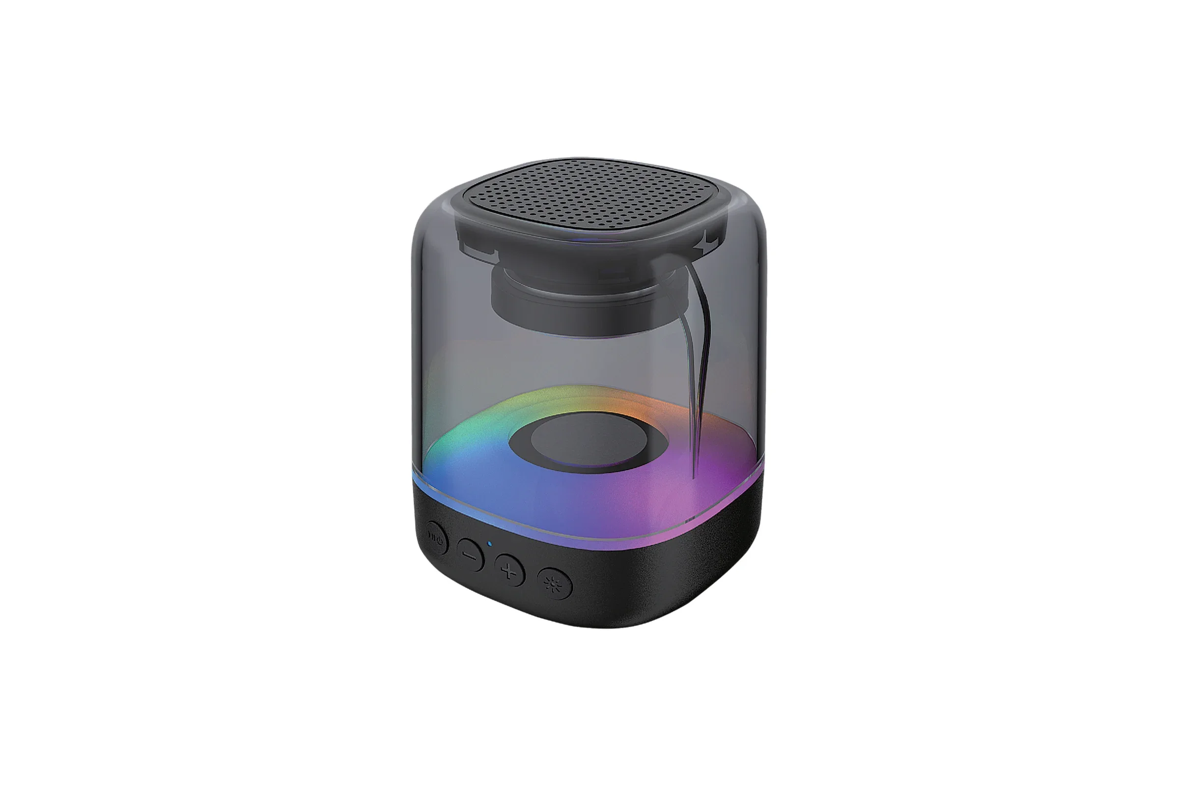 Акустическая система QUMO Plasma mini ВТ 0081 3 ВТ объемное звучание RGb