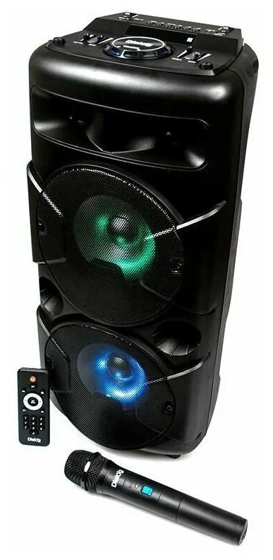 Акустические колонки Dialog Oscar AO-20 1.0, 30W RMS, беспроводной микрофон, BT+FM+USB+SD+LED