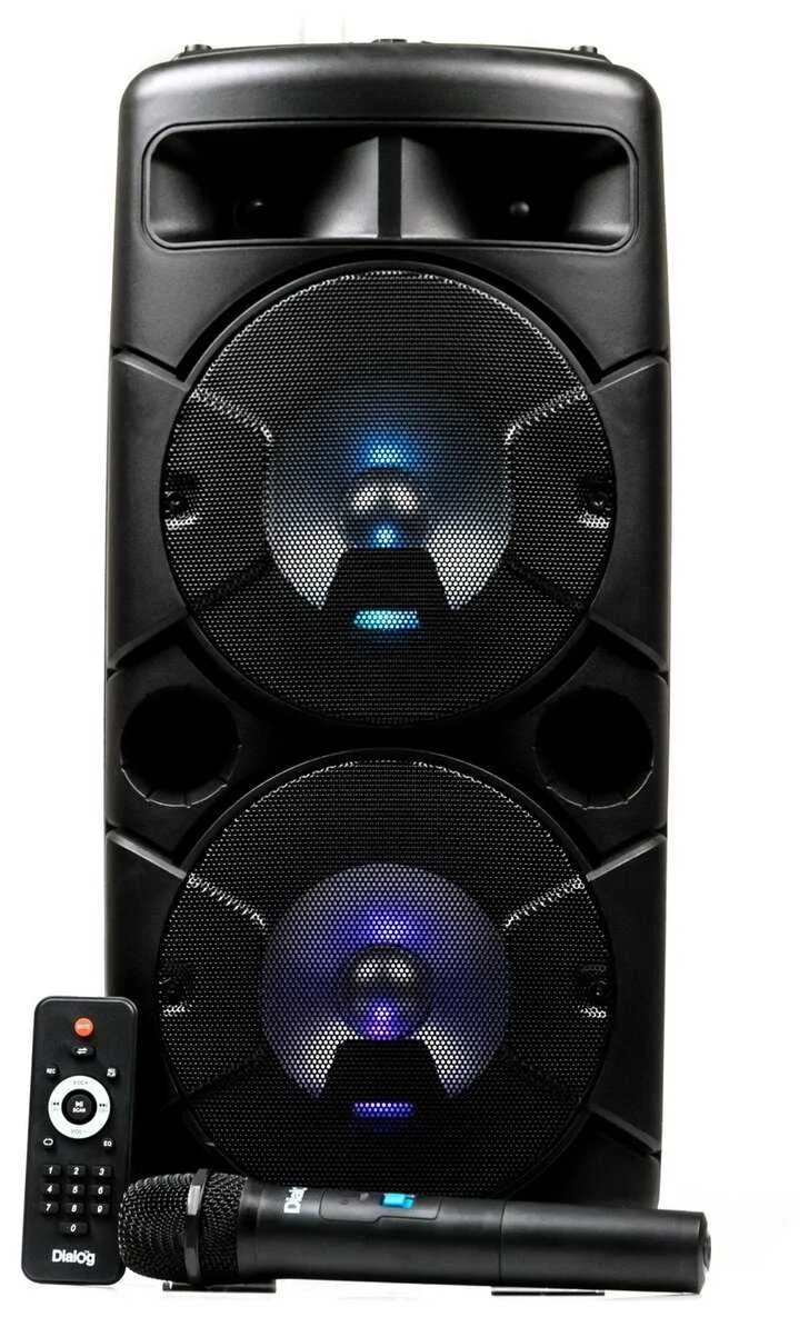 Акустические колонки Dialog Oscar AO-20 1.0, 30W RMS, беспроводной микрофон, BT+FM+USB+SD+LED