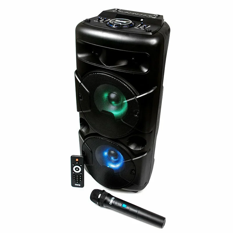 Акустические колонки Dialog Oscar AO-20 1.0, 30W RMS, беспроводной микрофон, BT+FM+USB+SD+LED