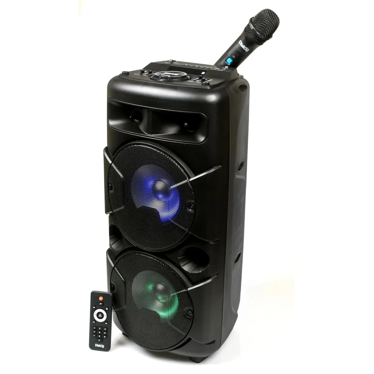Акустические колонки Dialog Oscar AO-20 1.0, 30W RMS, беспроводной микрофон, BT+FM+USB+SD+LED