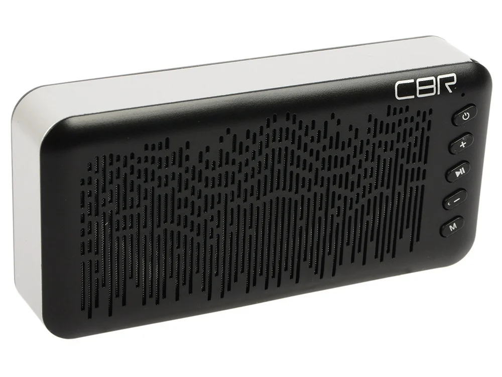 Колонка Bluetooth CBR CMS 144Bt черный/серебро 3.0, 80-18000 Гц, 6 Вт