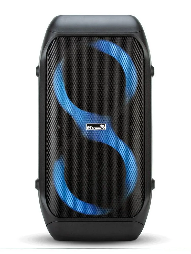 Колонка Eltronic 06" динамик 2шт/6.5" с TWS 120 Вт черный