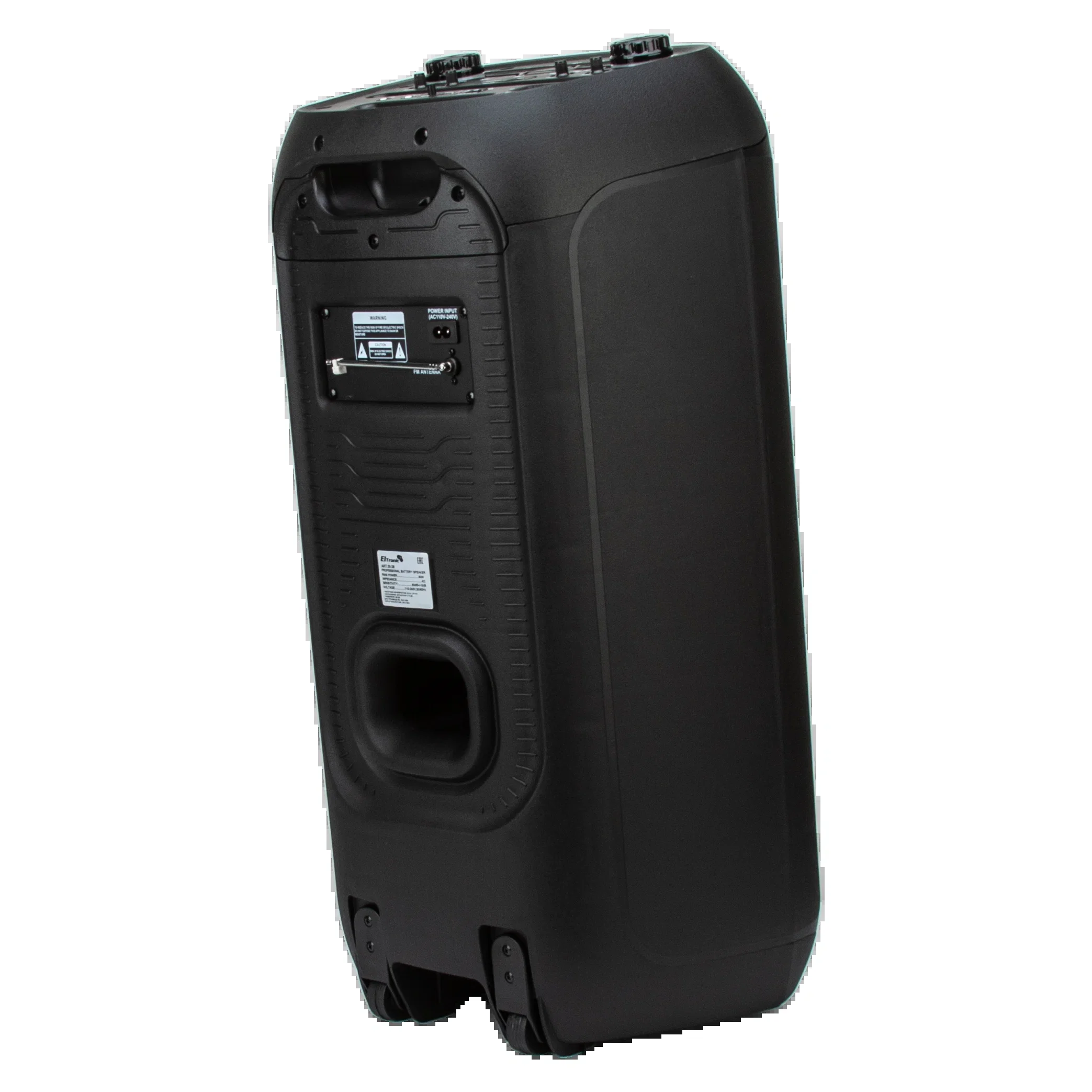 Колонка Eltronic 08" (30-38 CRAZY BOX) динамик 2шт/8" с TWS 80 Вт черный