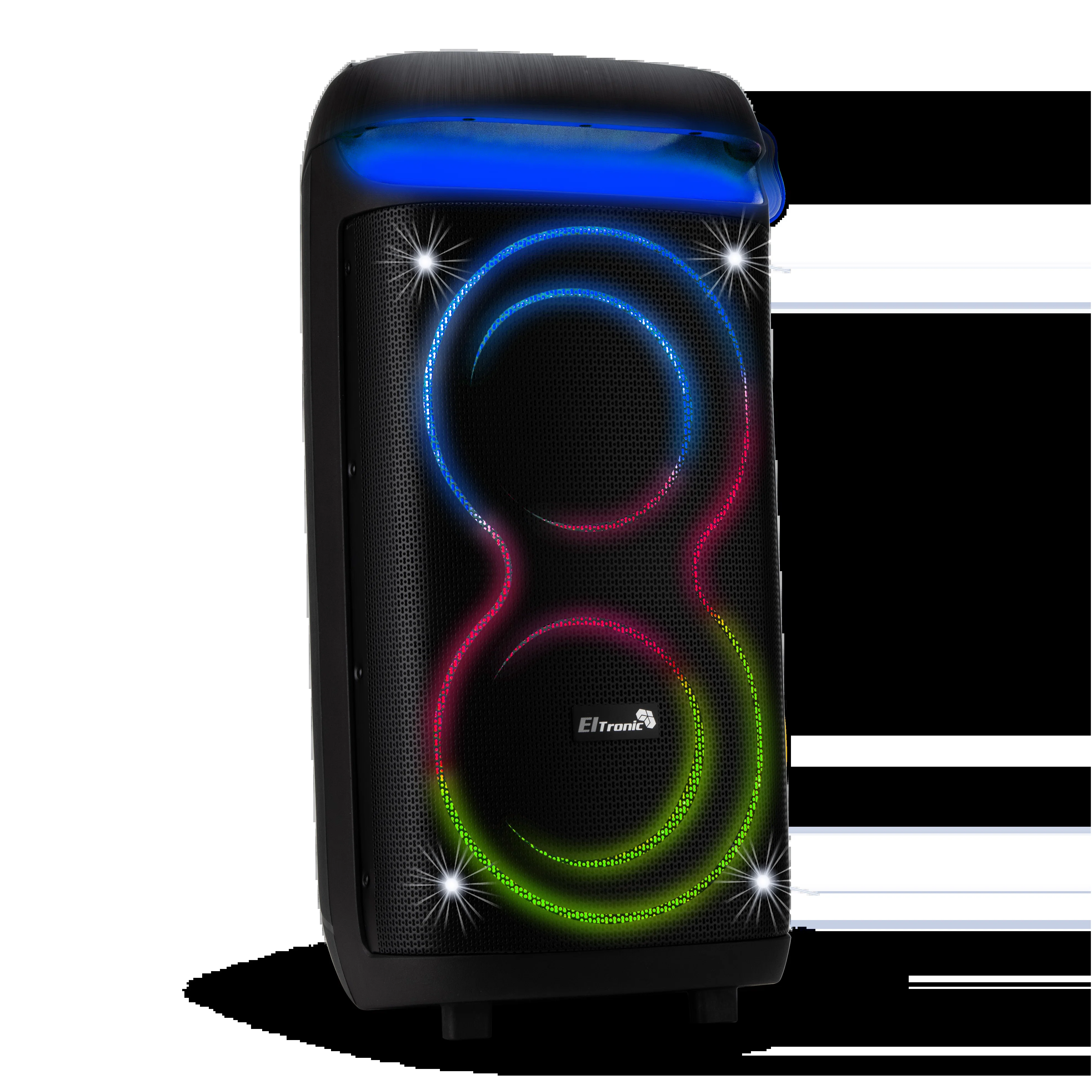 Колонка Eltronic 08" (30-72 CRAZY BOX 1000) динамик 2шт/8" ELTRONIC с TWS