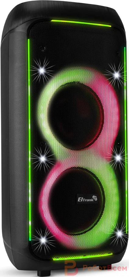 Колонка Eltronic 08" (30-72 CRAZY BOX 1000) динамик 2шт/8" ELTRONIC с TWS