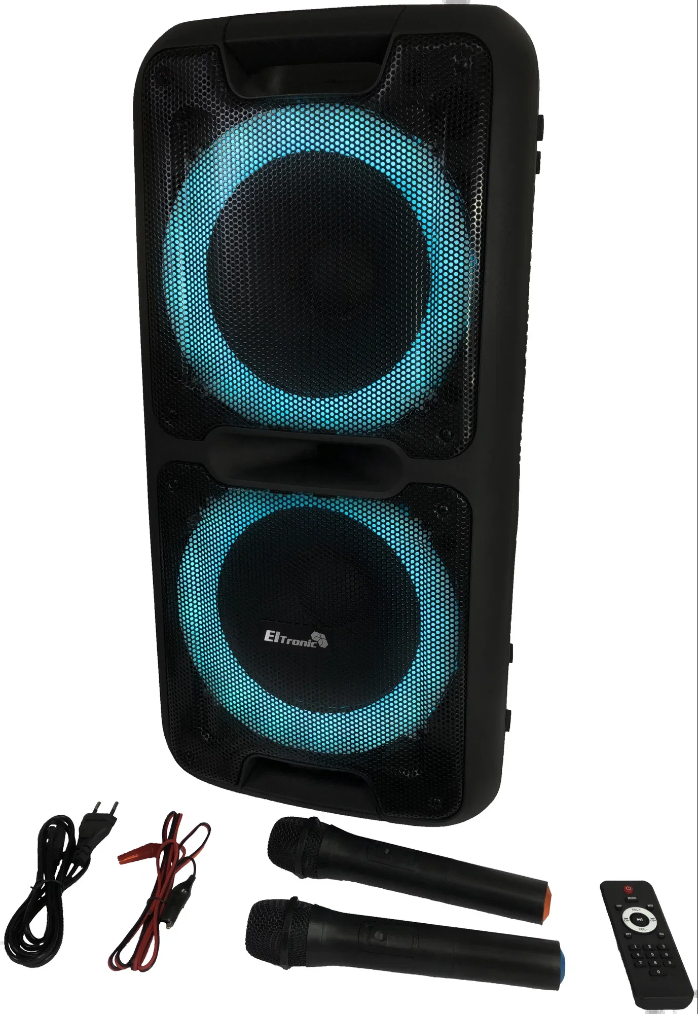 Колонка Eltronic 10" (20-14 DANCE BOX 300) динамик 2шт/10" с TWS 80 Вт черный