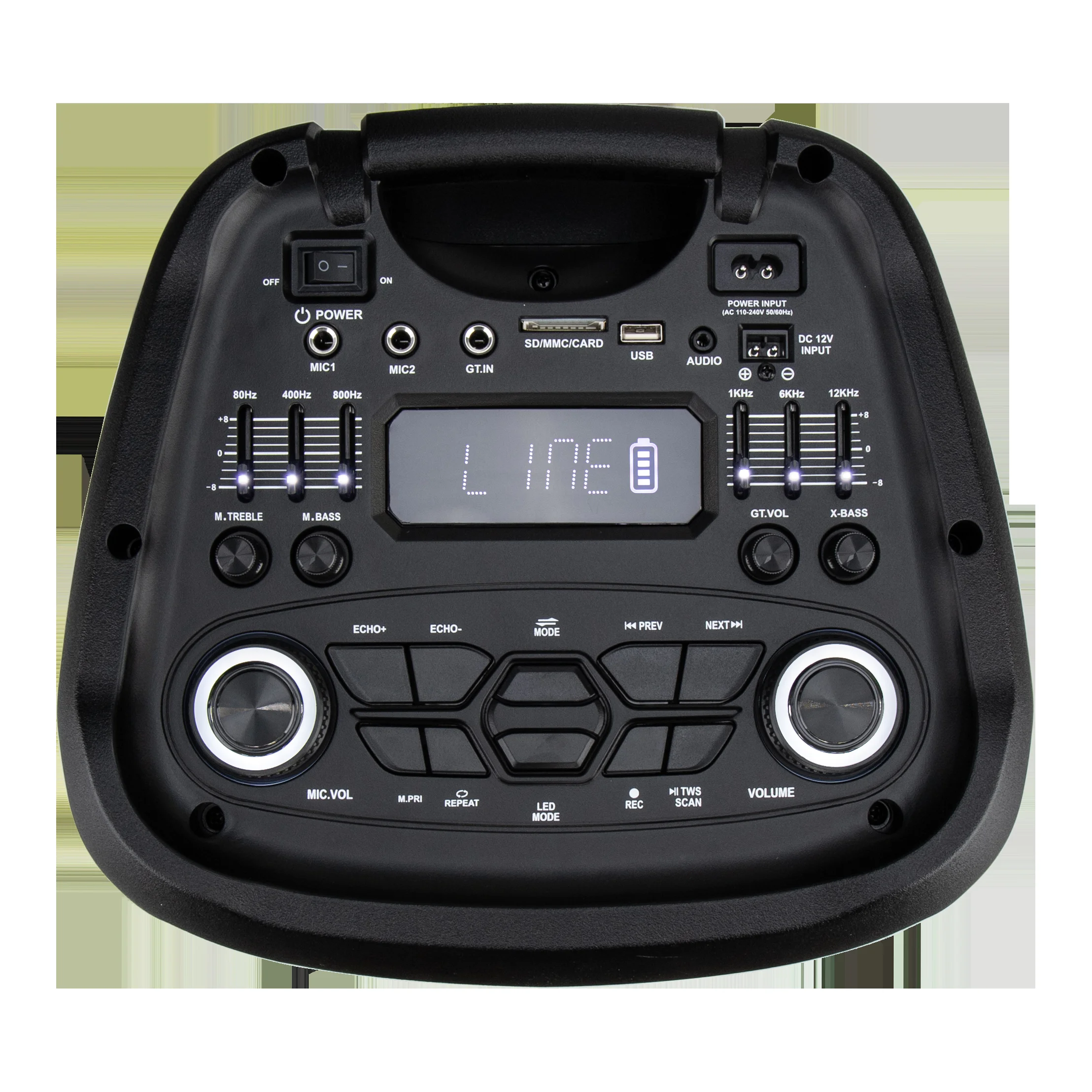 Колонка Eltronic 10" (30-37 CRAZY BOX 1200) динамик 2шт/10" с TWS