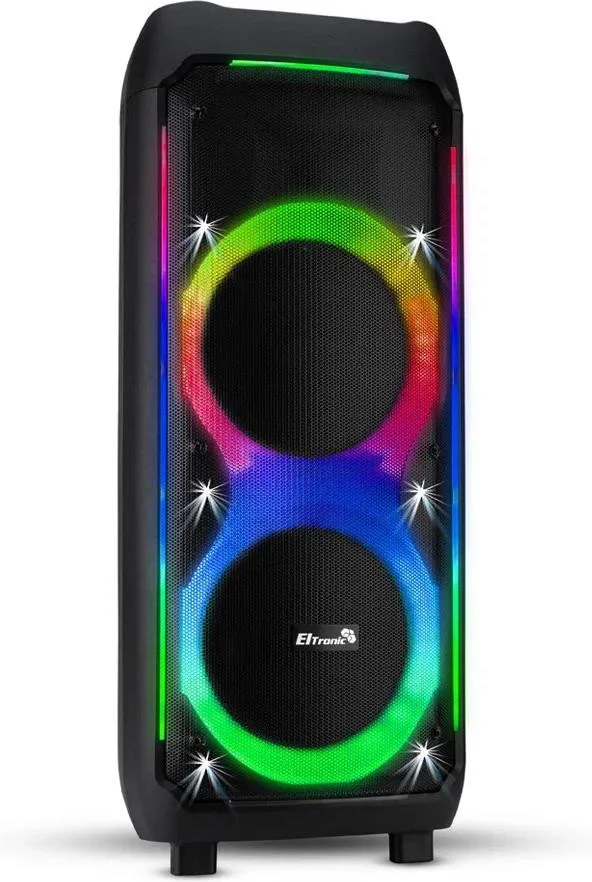 Колонка Eltronic 10" (30-37 CRAZY BOX 1200) динамик 2шт/10" с TWS