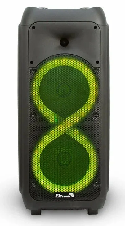 Колонка Eltronic DANCE BOX 08" динамик 2шт/8" черный с TWS 50 Вт