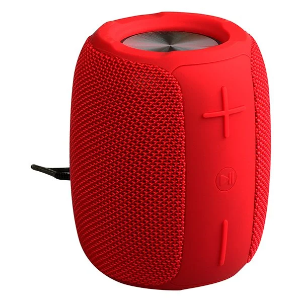 Колонка беспроводная QUMO BatteryBeats BT5.0 5Вт IP64 FM SD USB AUX подсветка 1500мА·ч красный