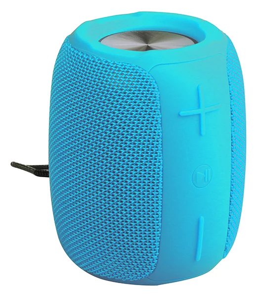 Колонка беспроводная QUMO BatteryBeats BT5.0 5Вт IP64 FM SD USB AUX подсветка 1500мА·ч синий