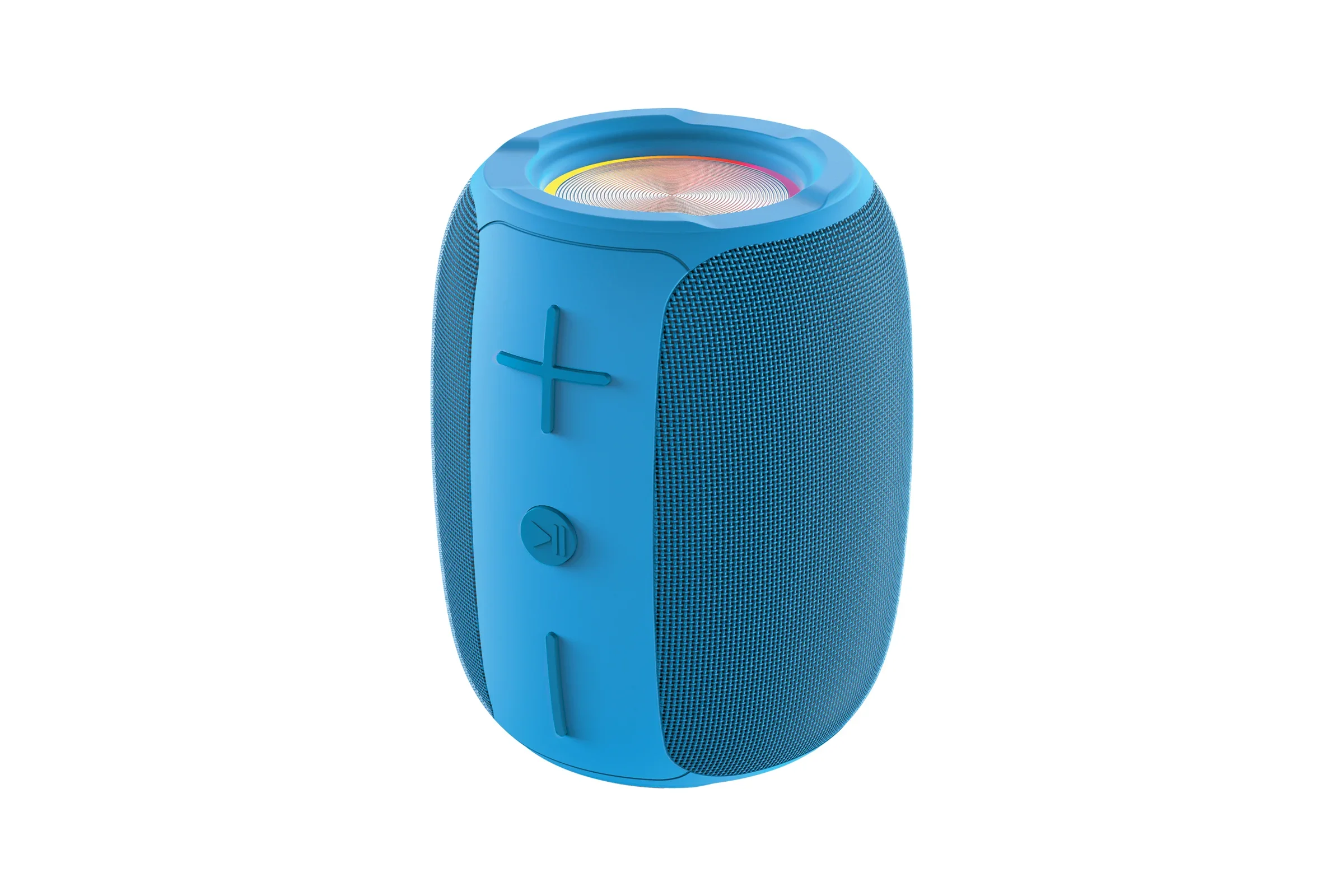 Колонка беспроводная QUMO BatteryBeats BT5.0 5Вт IP64 FM SD USB AUX подсветка 1500мА·ч синий