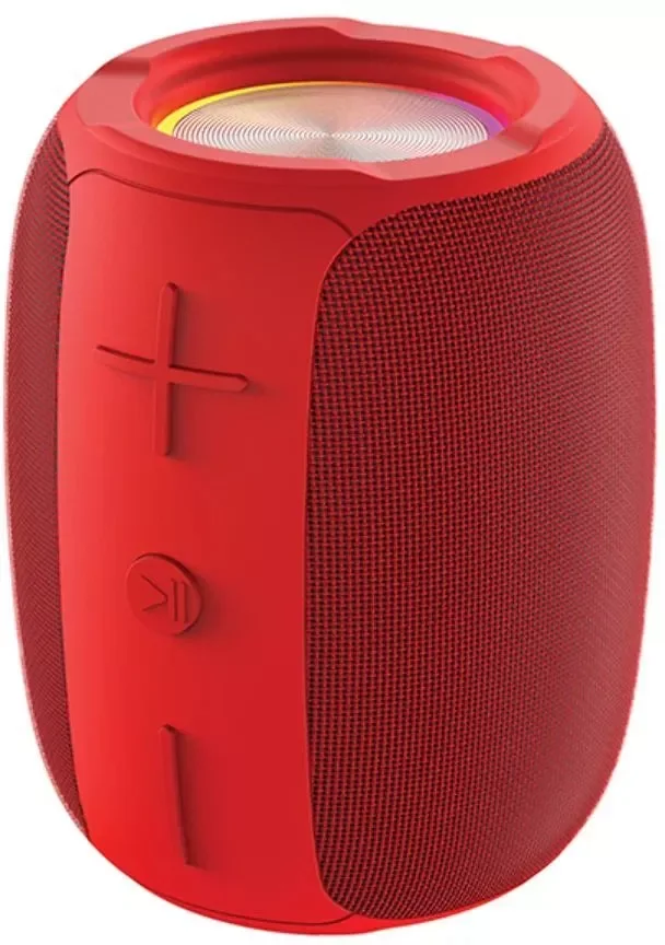 Колонка беспроводная QUMO BatteryBeats BT5.0 5Вт IP64 FM SD USB AUX подсветка 1500мА·ч синий