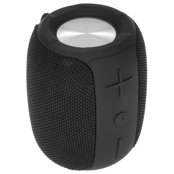 Колонка беспроводная QUMO BatteryBeats BT5.0 5Вт IP64 FM SD USB AUX подсветка 1500мА·ч черный