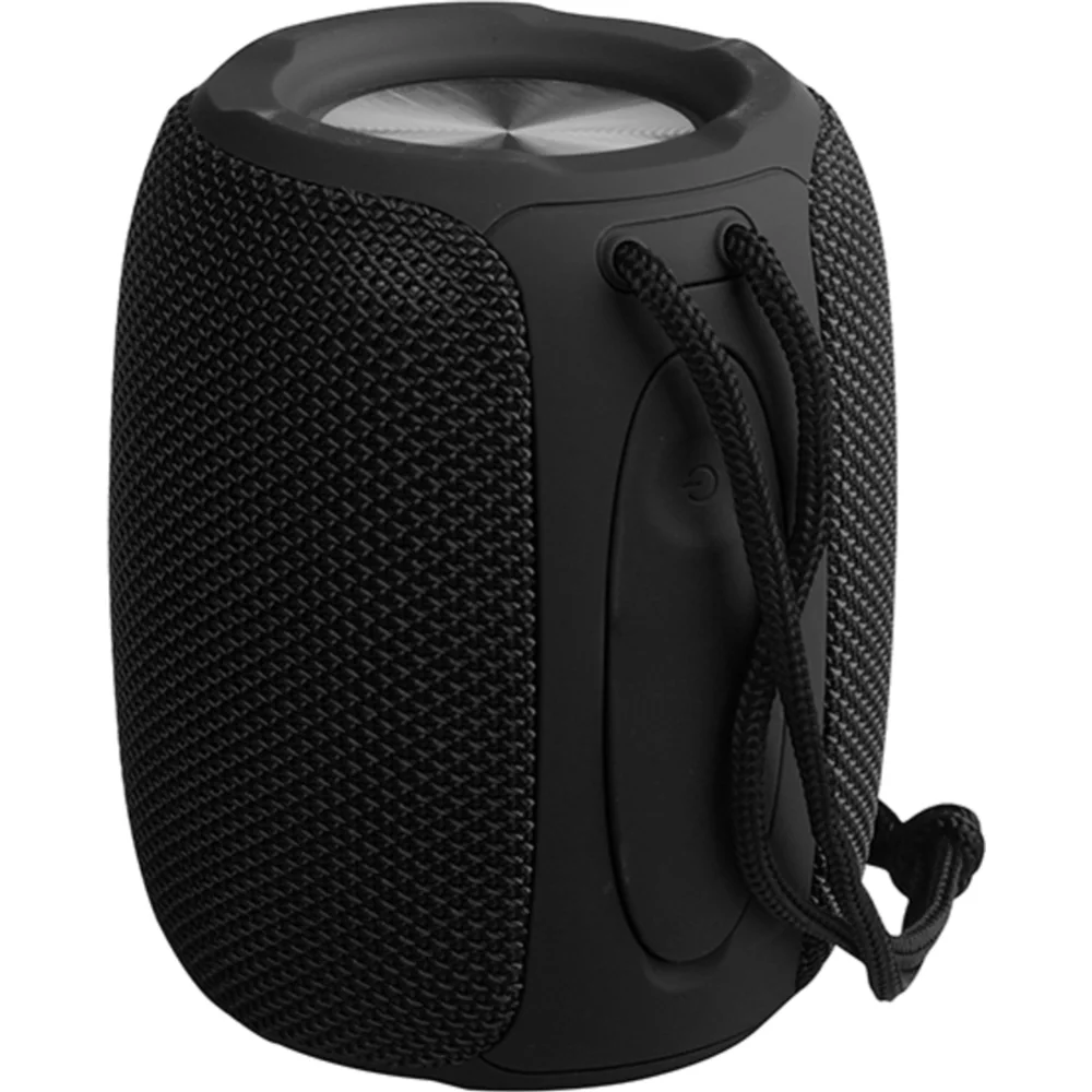Колонка беспроводная QUMO BatteryBeats BT5.0 5Вт IP64 FM SD USB AUX подсветка 1500мА·ч черный