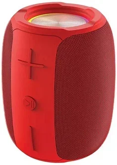 Колонка беспроводная QUMO BatteryBeats BT5.0 5Вт IP64 FM SD USB AUX подсветка 1500мА·ч черный