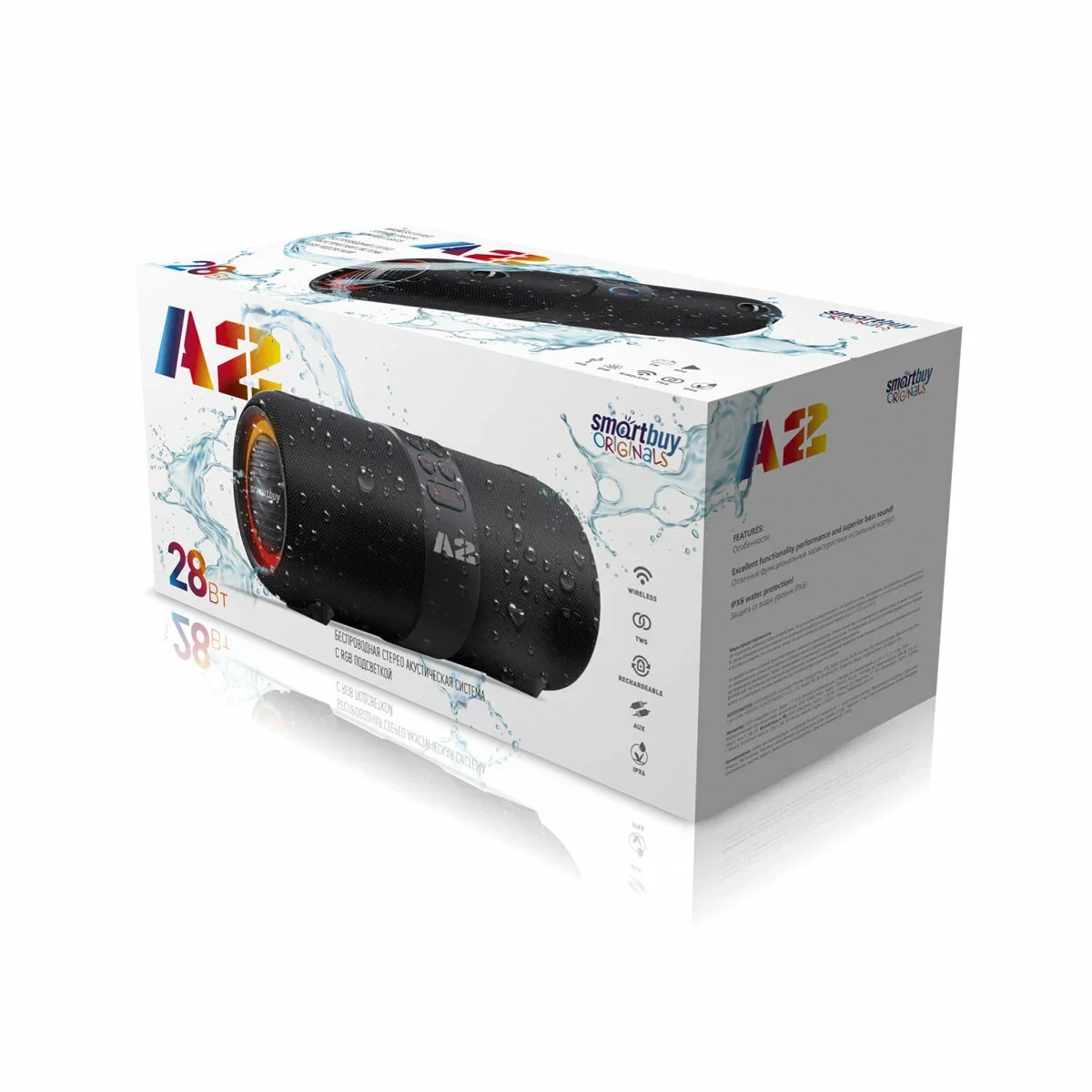 Колонка беспроводная Smartbuy (SBS-5370) A2, черный