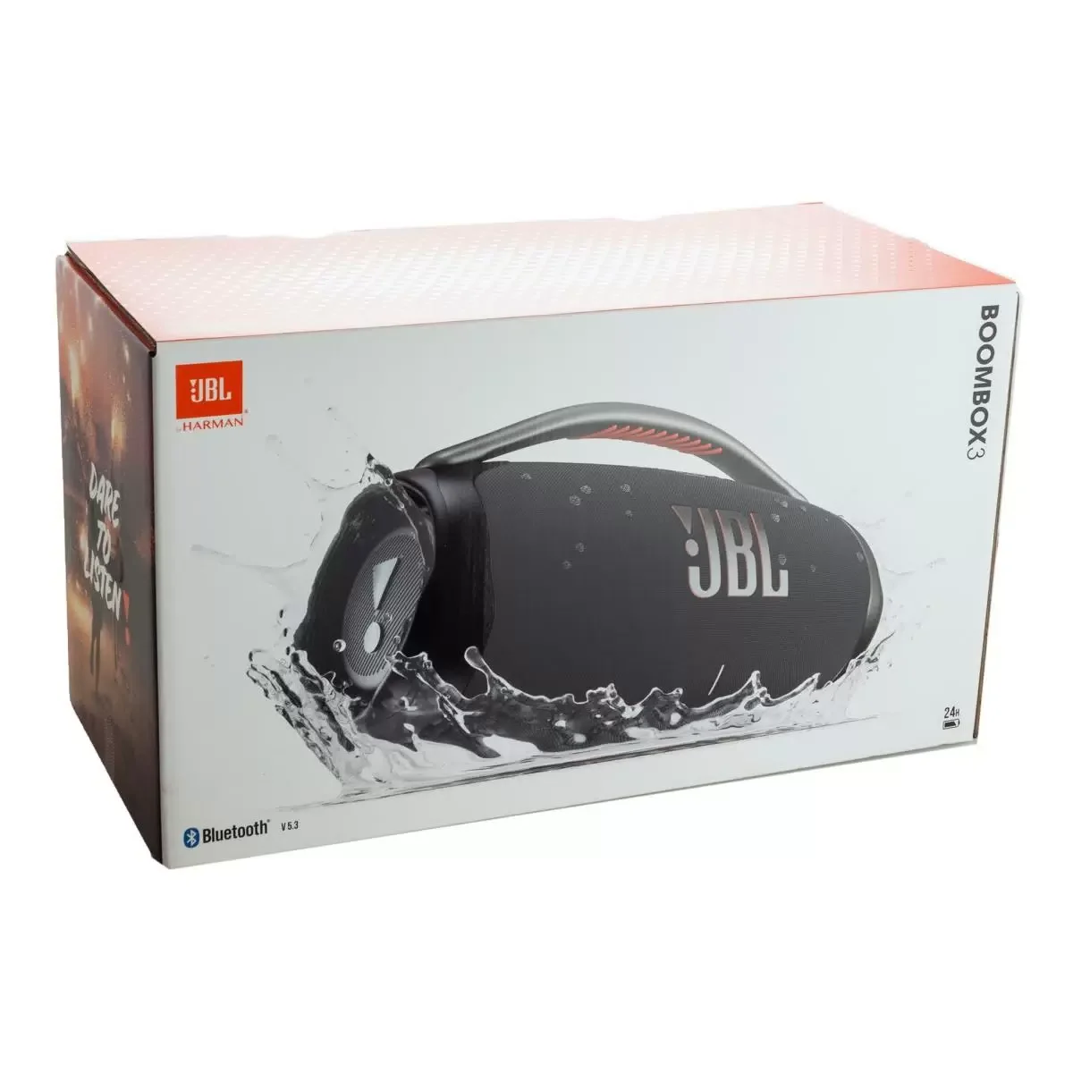 Колонка порт. JBL Boombox 3 черный 180W 2.1 BT/USB 10000mAh (JBLBOOMBOX3BLKCN)