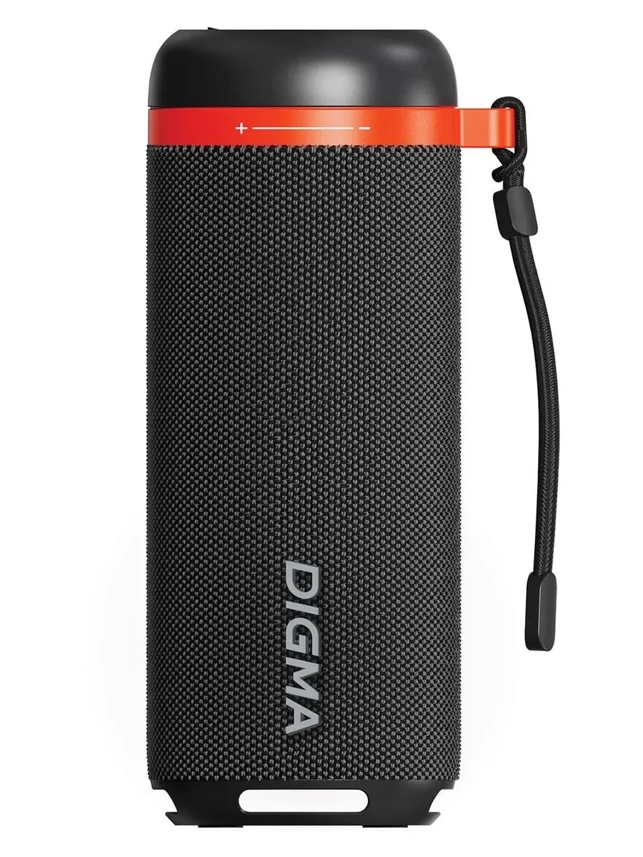 Колонка портативная Digma D-PS1521 черный 16W 2.0 BT 10м 1800mAh (PS1521B)