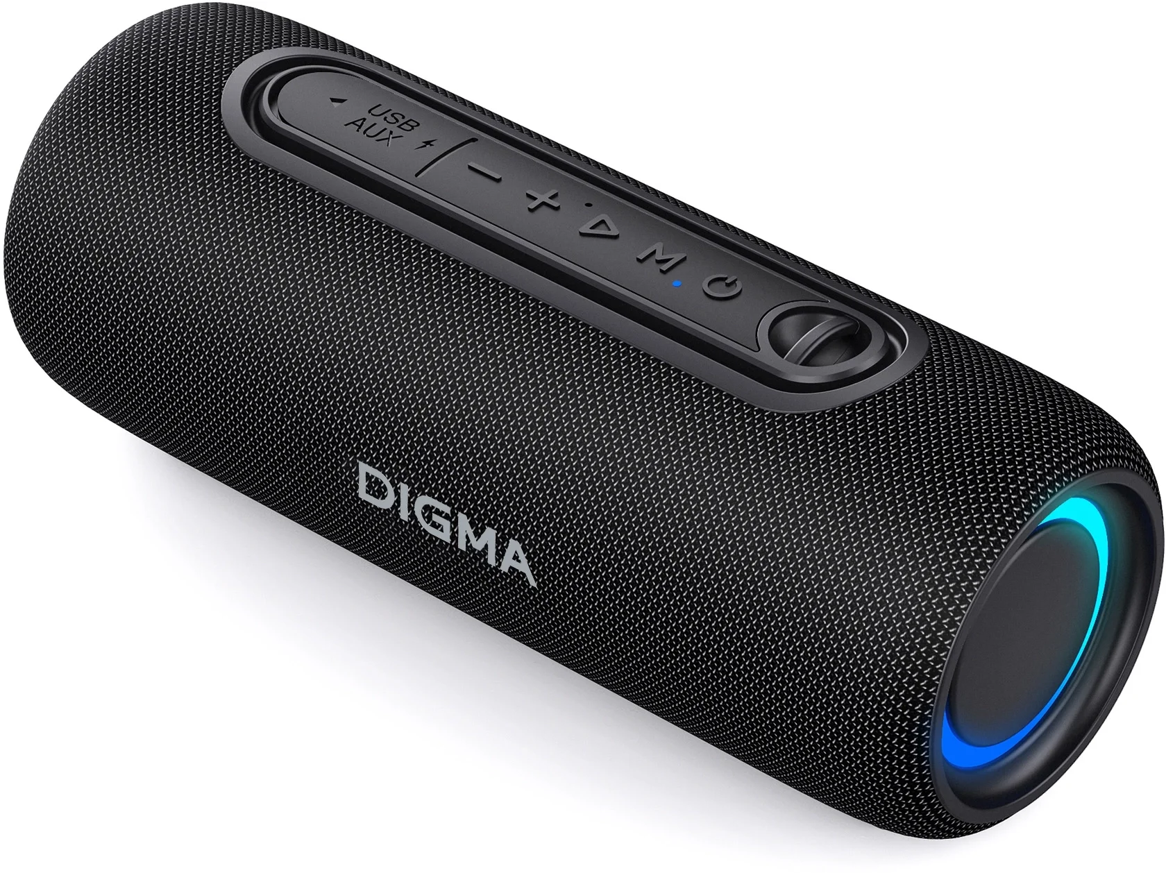 Колонка портативная Digma D-PS1524 черный 20W 2.0 BT 10м 2000mAh (PS1524B)