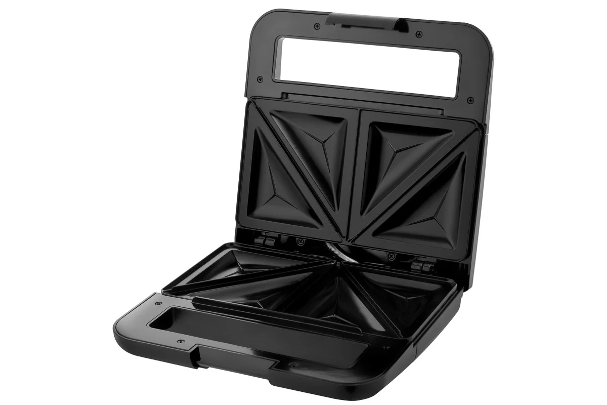 Сэндвичница BRAYER BR2200, 750 Вт, пластины с антипр.покрыт 22,4*12,2 см, пласт.корп, фикс.руч