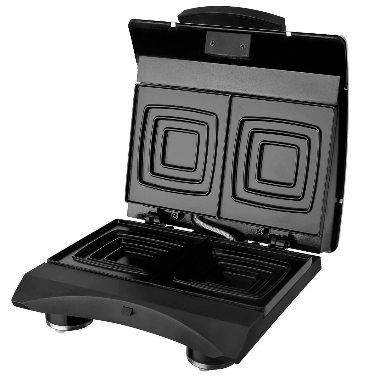 Сэндвичница BRAYER BR2204, 750 Вт, пластины с антипр.покрыт 11*13 см, пласт.корп, фикс.руч