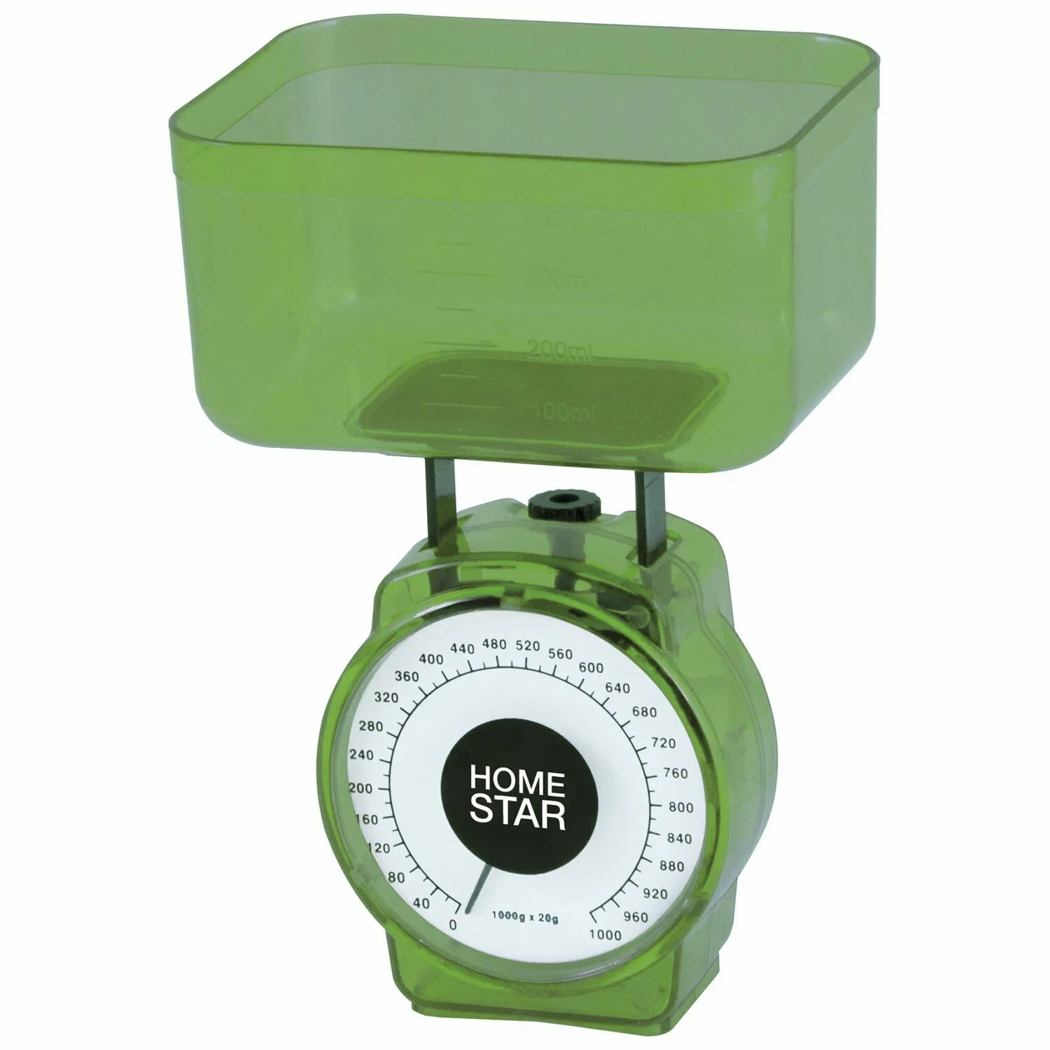 Весы кухонные, мех, HOMESTAR HS-3004М, 1 кг, цвет красный