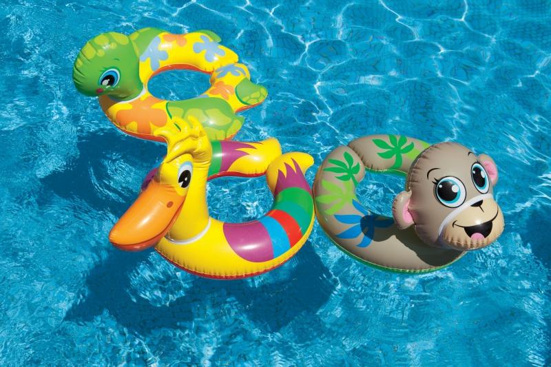 INTEX Круг надувной, зверята 3-6 лет