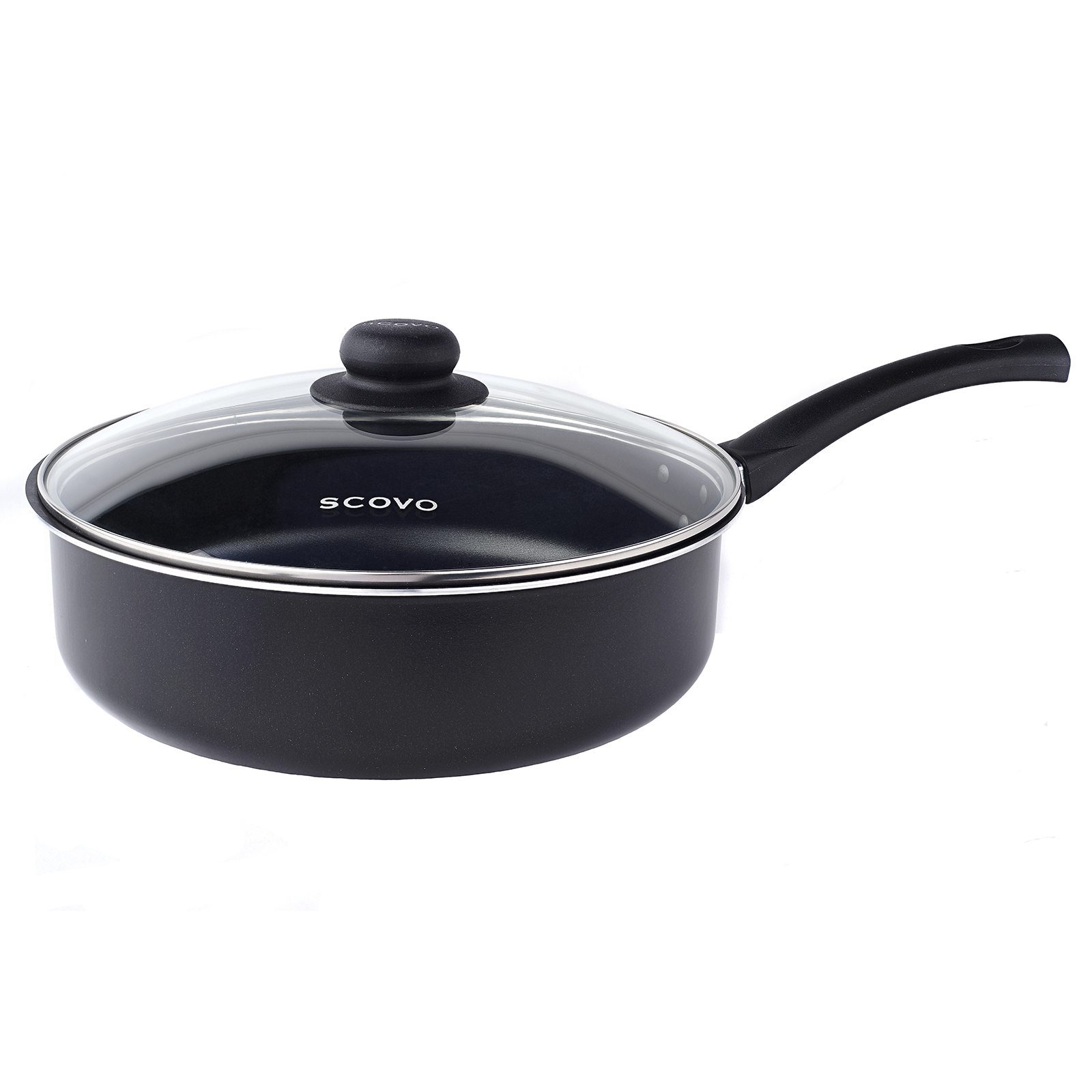 Сотейник Consul а/пр 20см стекл/кр ТМ Scovo