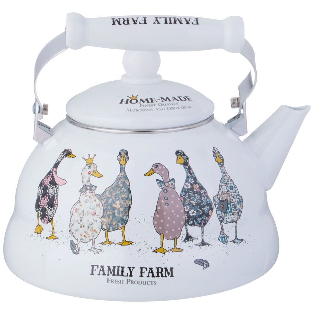 ARTI-M ЧАЙНИК AGNESS ЭМАЛИРОВАННЫЙ СЕРИЯ "FAMILY FARM", 3 Л