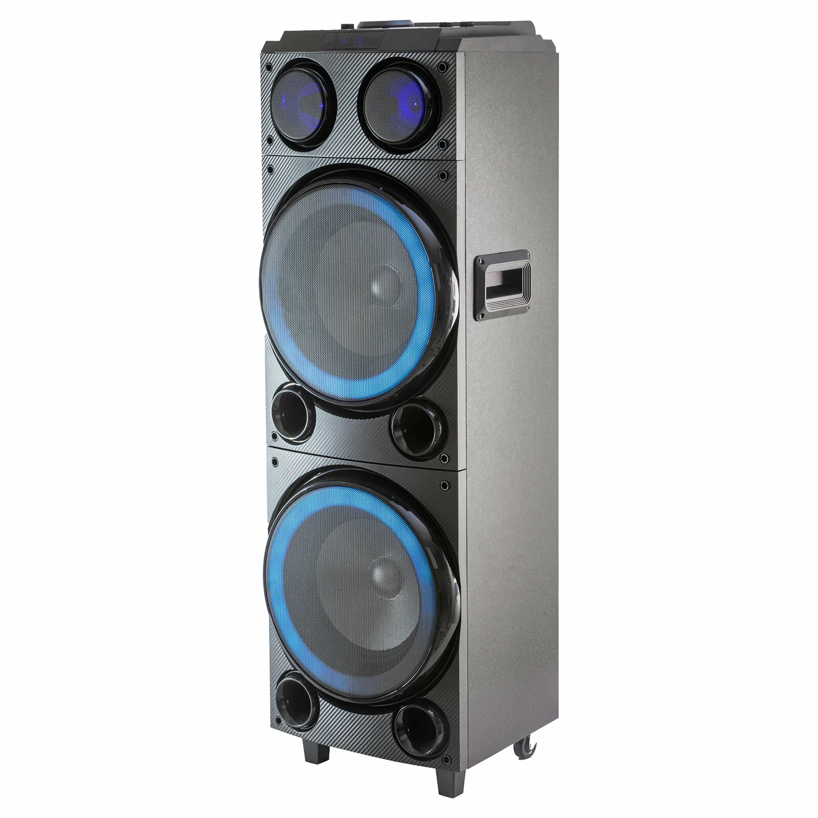 Портативная аудиосистема AIWA CAS-655, 1000/150Вт 7-цветная RGB Bluetooth, FM-тюнер, TWS, караоке.